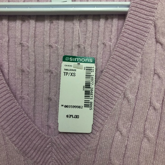 NEW Simons ( Twik) Stretchy Cable Knit Vest - Picture 2 of 5